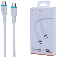 کابل دو سر تایپ سی فست شارژ 60 وات هایکو استار 117C-C طول 1 متر