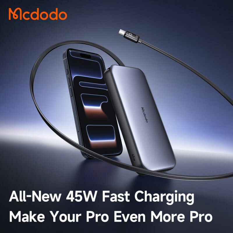 پاور بانک فست شارژ مک دودو FreeGo MC-592 PD 45W ظرفیت 10000 میلی آمپر ساعت