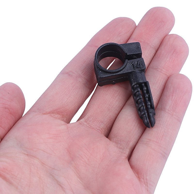 بست کابل رولپلاک دار ممتاز سایز 14 بسته 45 عددی