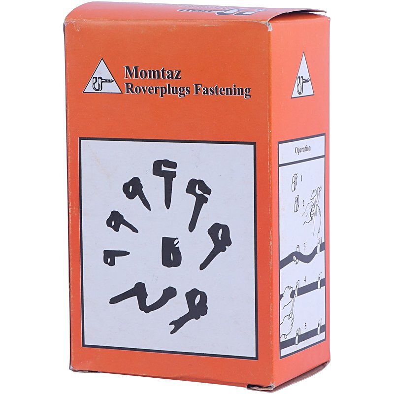 بست کابل رولپلاک دار ممتاز سایز 14 بسته 45 عددی