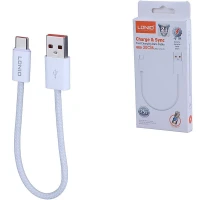 کابل کوتاه تایپ سی فست شارژ 25 وات الدینیو LS901 طول 20 سانتی متر