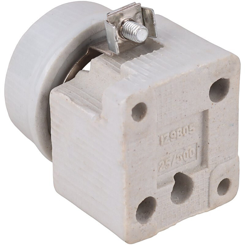 پایه فیوز 25 آمپر سرامیکی تک فاز E27