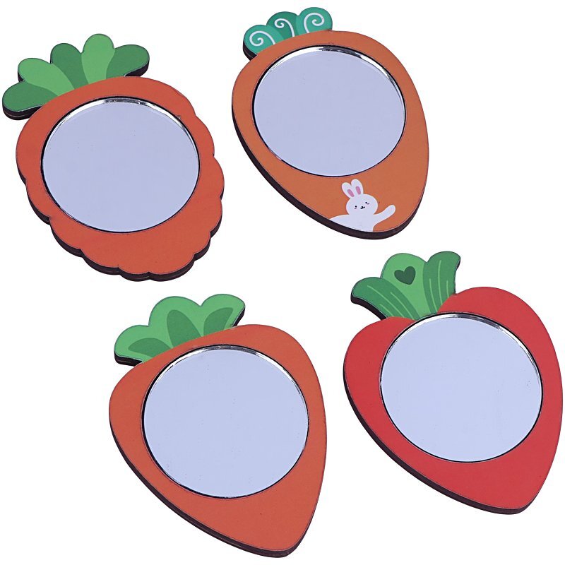 آینه جیبی پارسام طرح هویج بسته 24 عددی