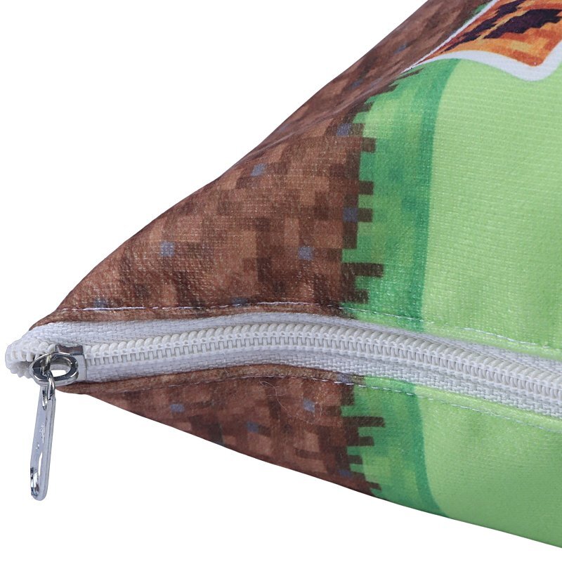 بالش فانتزی پارسام طرح ماینکرافت سایز 25*35.5 سانتی متر