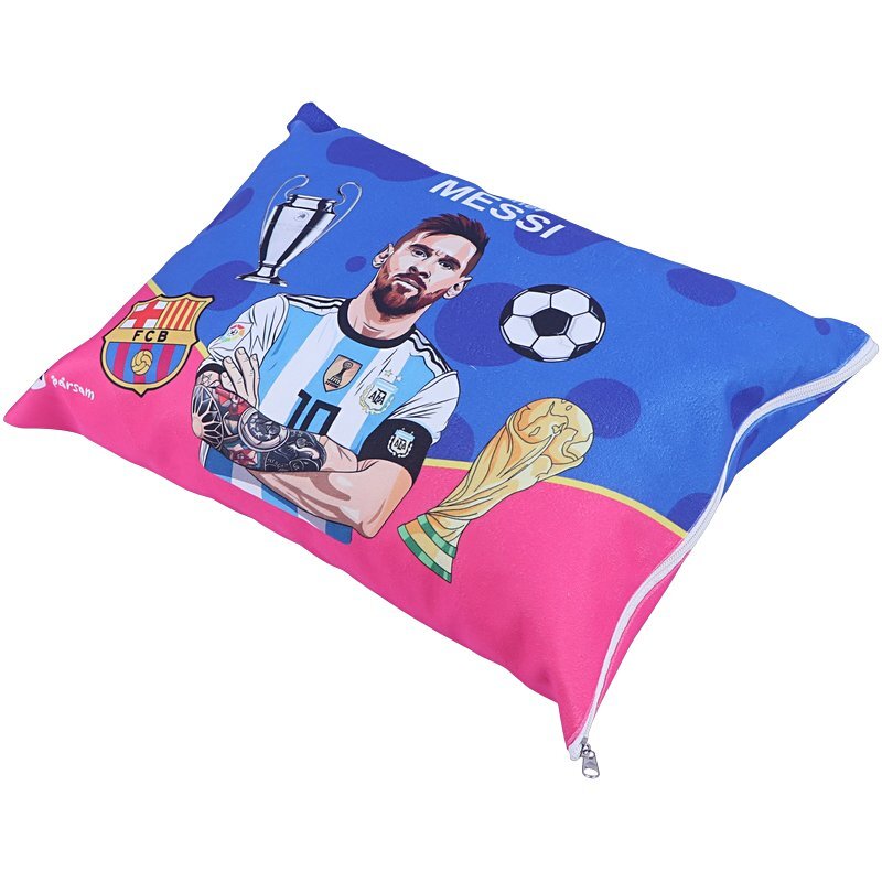 بالش فانتزی پارسام طرح مسی سایز 25.5*35.5 سانتی متر