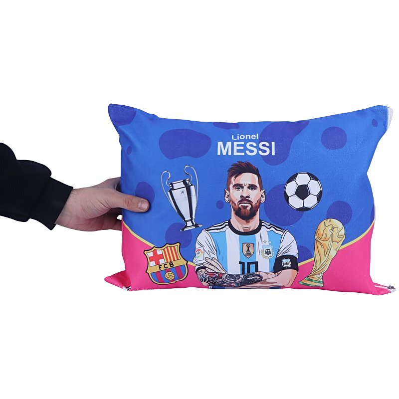 بالش فانتزی پارسام طرح مسی سایز 25.5*35.5 سانتی متر