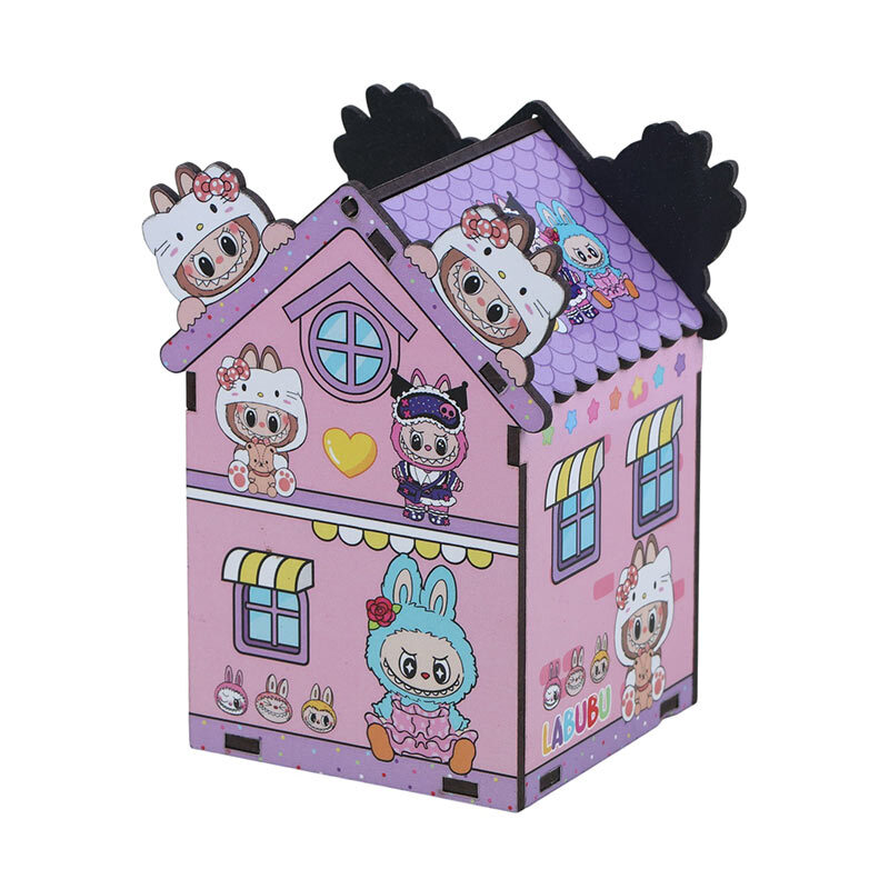 سطل زباله چوبی طرح لبوبو پارسام Parsam