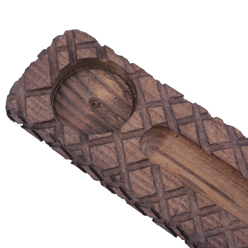 جا عودی و جا شمعی چوبی طرح خطی