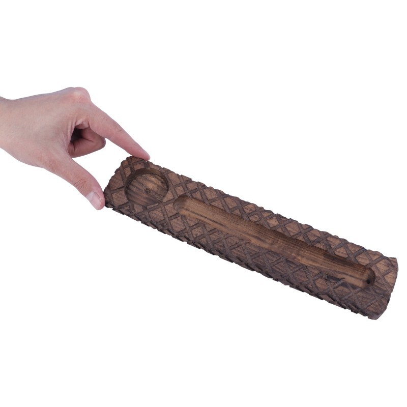 جا عودی و جا شمعی چوبی طرح خطی