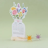 تقویم رومیزی 1405 پارسام طرح گل
