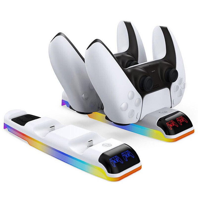 فن خنک کننده و شارژر دسته و پایه نگهدارنده هدفون و کنسول PS5 Slim دابی TP5-35130