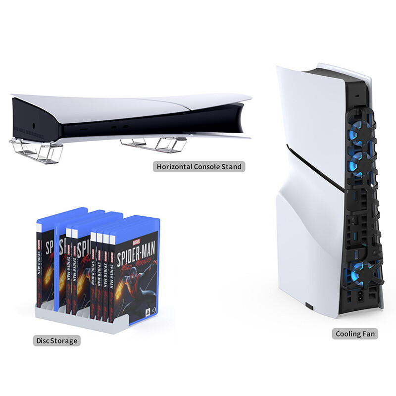 فن خنک کننده و پایه نگهدارنده کنسول PS5 Slim دابی TP5-35129