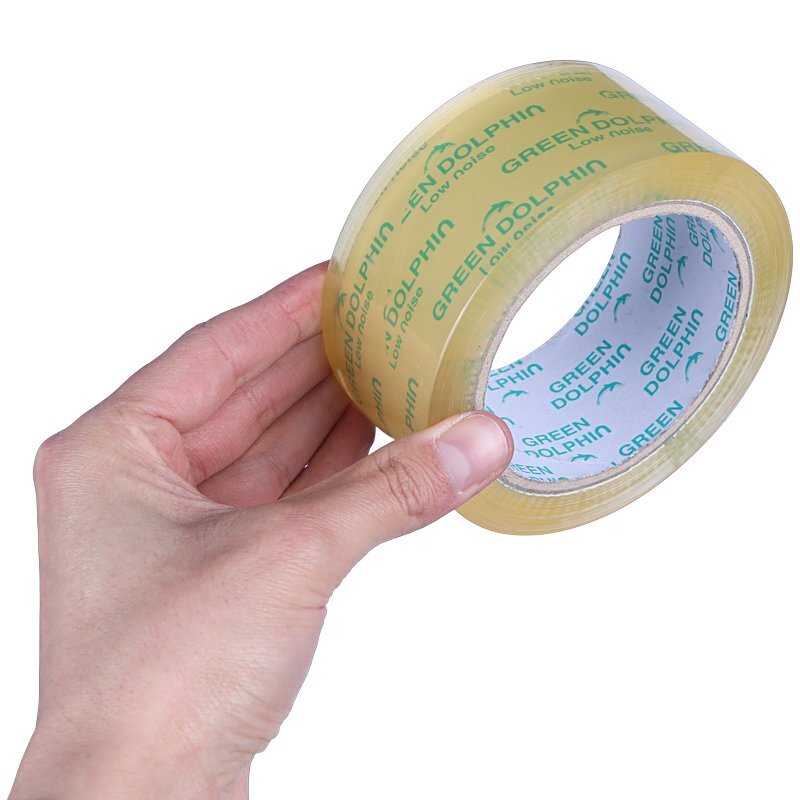 چسب پهن بی صدا شیشه ای 4.8 سانتی متر 45 میکرون دلفین
