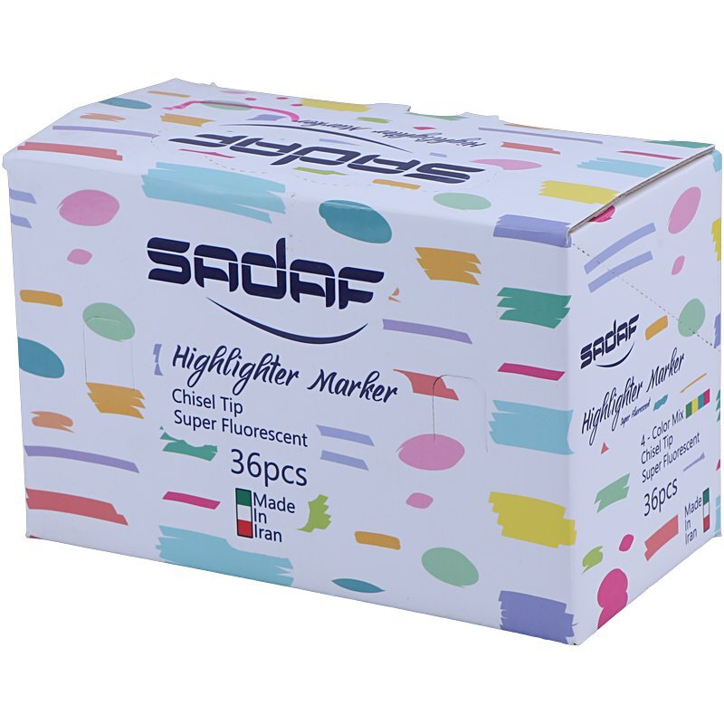 ماژیک هایلایت صدف نوک تخت پاستلی