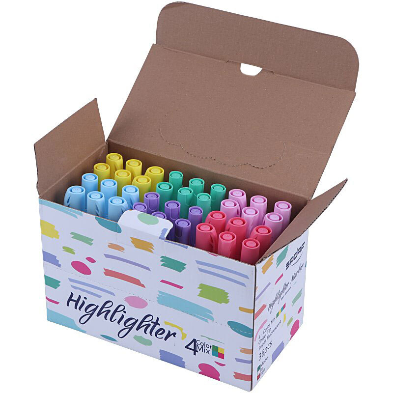 ماژیک هایلایت صدف نوک تخت پاستلی