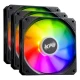 فن کیس ای دیتا XPG VENTO R 120 ARGB PWM سایز 120 میلی متری بسته 3 عددی