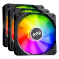 فن کیس ای دیتا XPG VENTO R 120 ARGB PWM سایز 120 میلی متری بسته 3 عددی