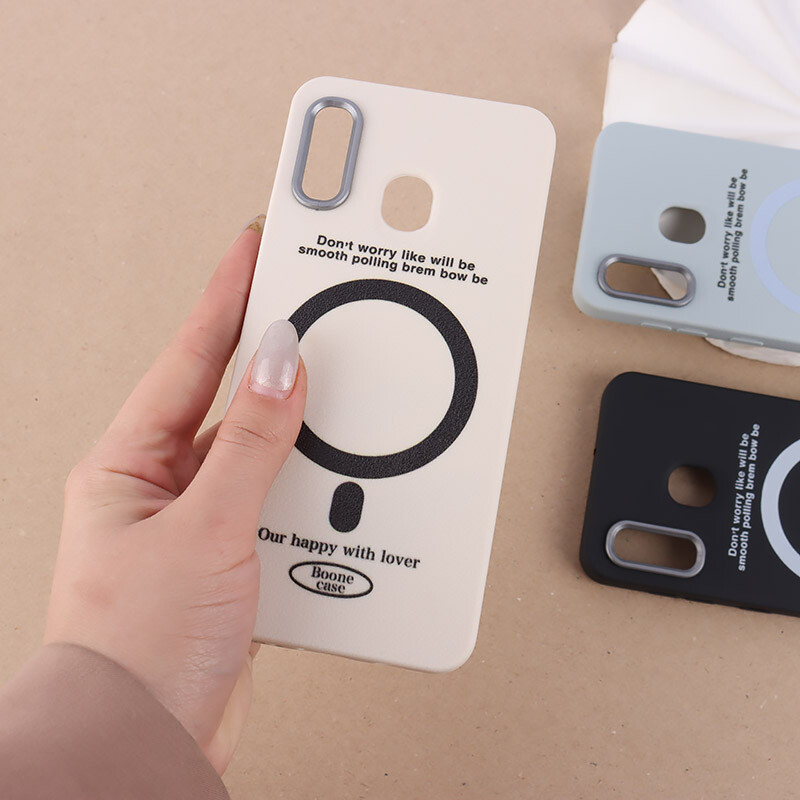 قاب چرمی سامسونگ Galaxy A20 / A30 طرح مگ سیف