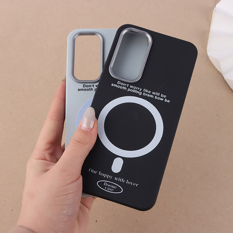 قاب چرمی سامسونگ Galaxy A54 طرح مگ سیف