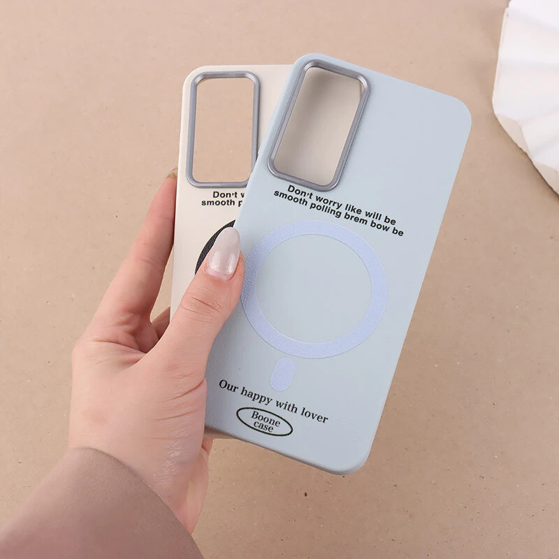 قاب چرمی سامسونگ Galaxy A55 طرح مگ سیف