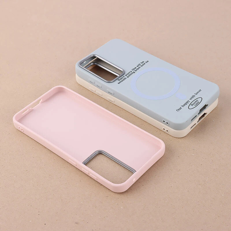 قاب چرمی سامسونگ Galaxy A55 طرح مگ سیف