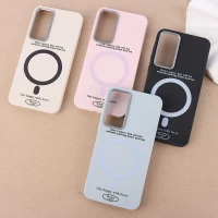 قاب چرمی سامسونگ Galaxy A55 طرح مگ سیف