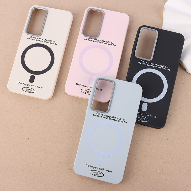 قاب چرمی سامسونگ Galaxy A55 طرح مگ سیف