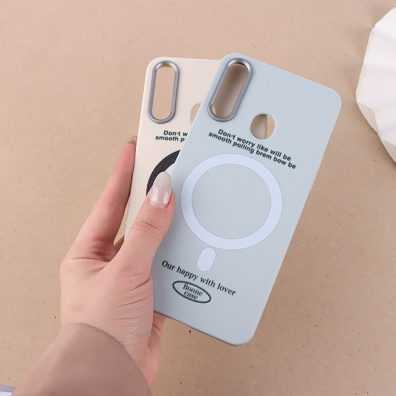 قاب چرمی سامسونگ Galaxy A20s طرح مگ سیف