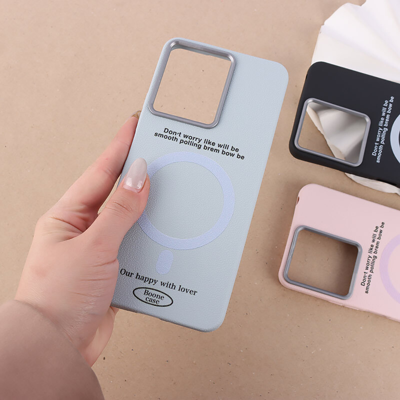 قاب چرمی شیائومی Redmi 13C / Poco C65 طرح مگ سیف