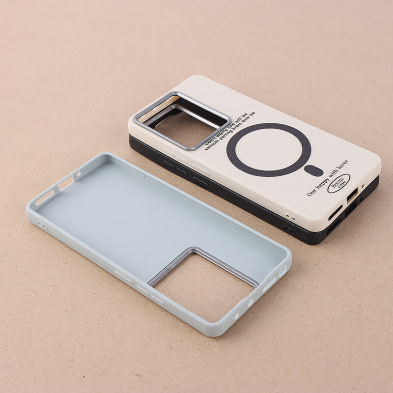 قاب چرمی شیائومی Redmi Note 13 Pro 4G طرح مگ سیف