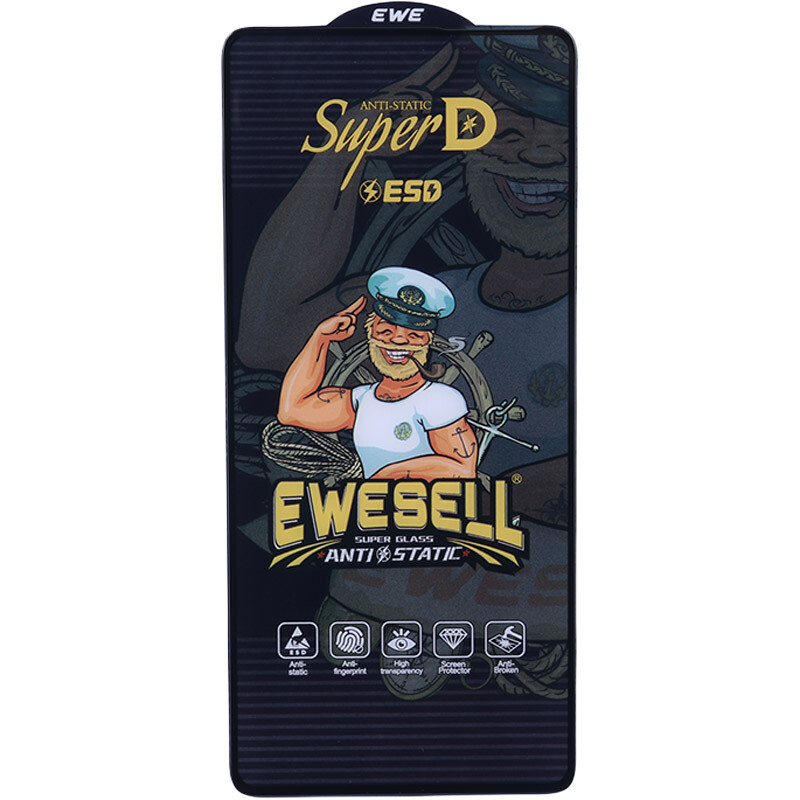 گلس Super D آنتی استاتیک Ewesell شیائومی Redmi Note 14S
