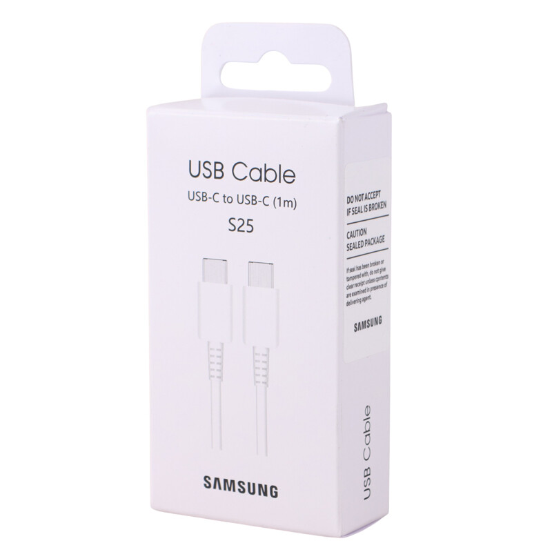 کابل دو سر تایپ سی سامسونگ S25 EP-DN980BWEGIN طول 1 متر