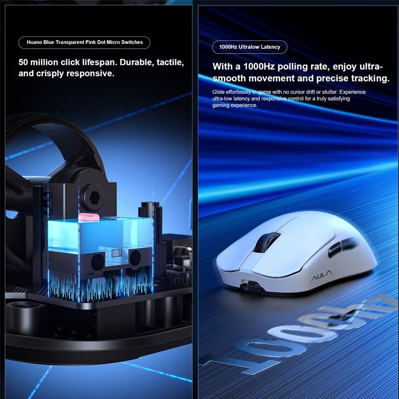 موس بی سیم گیمینگ آئولا Wind SC380 Pro