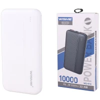 پاور بانک فست شارژ ویسمی WS-013 QC3.0 PD 22.5W ظرفیت 10000 میلی آمپر ساعت