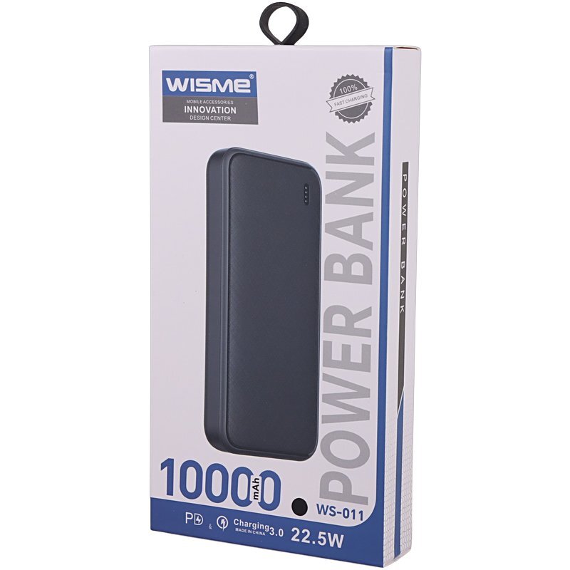 پاور بانک فست شارژ ویسمی WS-011 QC3.0 PD 22.5W ظرفیت 10000 میلی آمپر ساعت