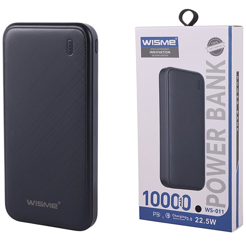 پاور بانک فست شارژ ویسمی WS-011 QC3.0 PD 22.5W ظرفیت 10000 میلی آمپر ساعت