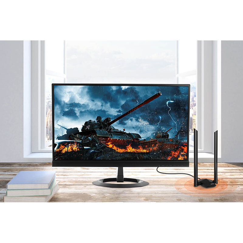 کارت شبکه بی سیم آنتن دار Tenda U18a AX1800 1201Mbps