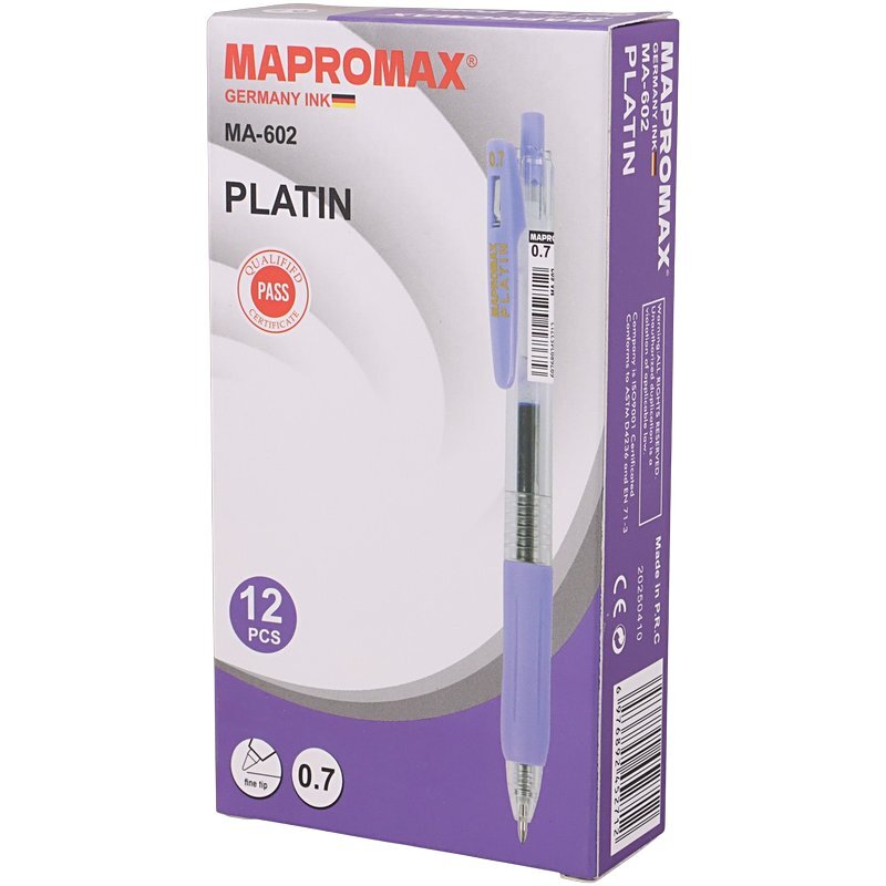 خودکار مپرومکس 0.7 میلی متر MA-602 بسته 12 عددی