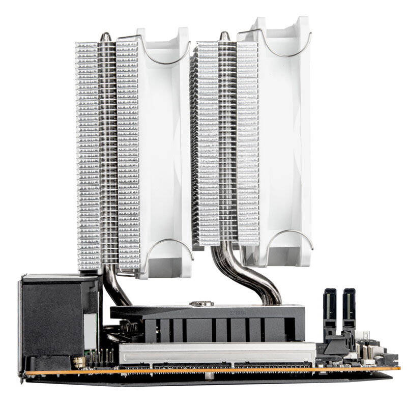 خنک کننده پردازنده سیلوراستون Hydrogon D120 ARGB White