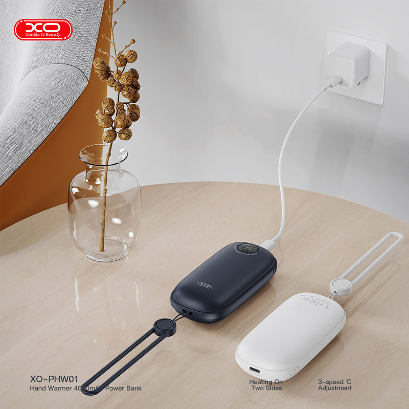 هندوارمر و پاور بانک ایکس او XO-PHW01 ظرفیت 4000 میلی آمپر ساعت