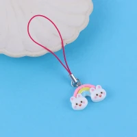 آویز فلش و موبایل طرح رنگین کمان کد 1