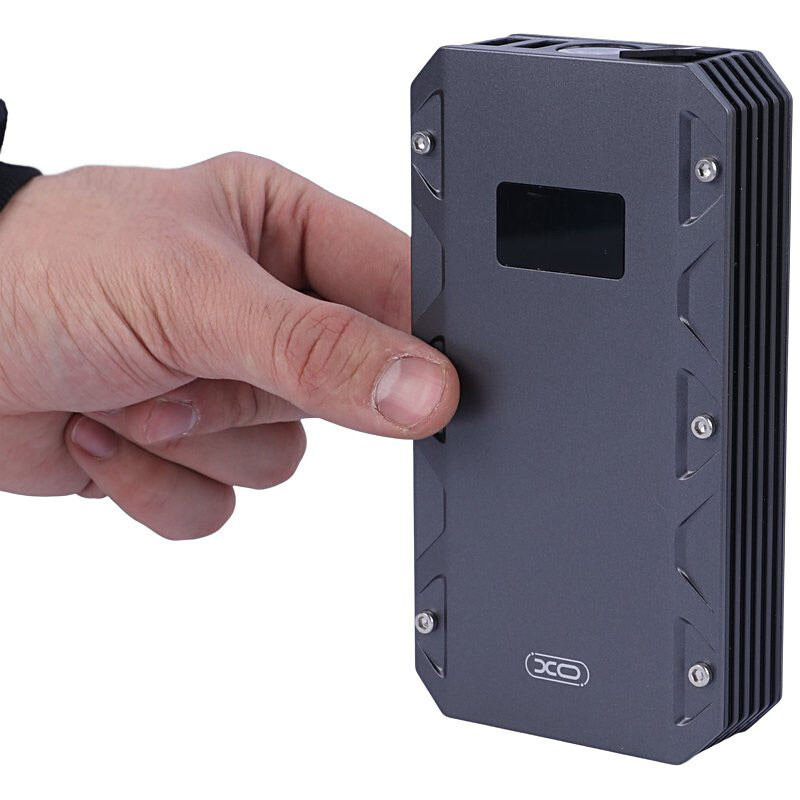 جامپ استارتر خودرو و پاور بانک ایکس او XO-CZ025 18W ظرفیت 10000 میلی آمپر ساعت