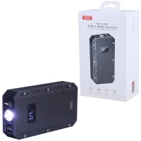 جامپ استارتر خودرو و پاور بانک ایکس او XO-CZ025 18W ظرفیت 10000 میلی آمپر ساعت