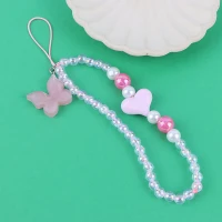 آویز فلش و موبایل کریستالی صورتی