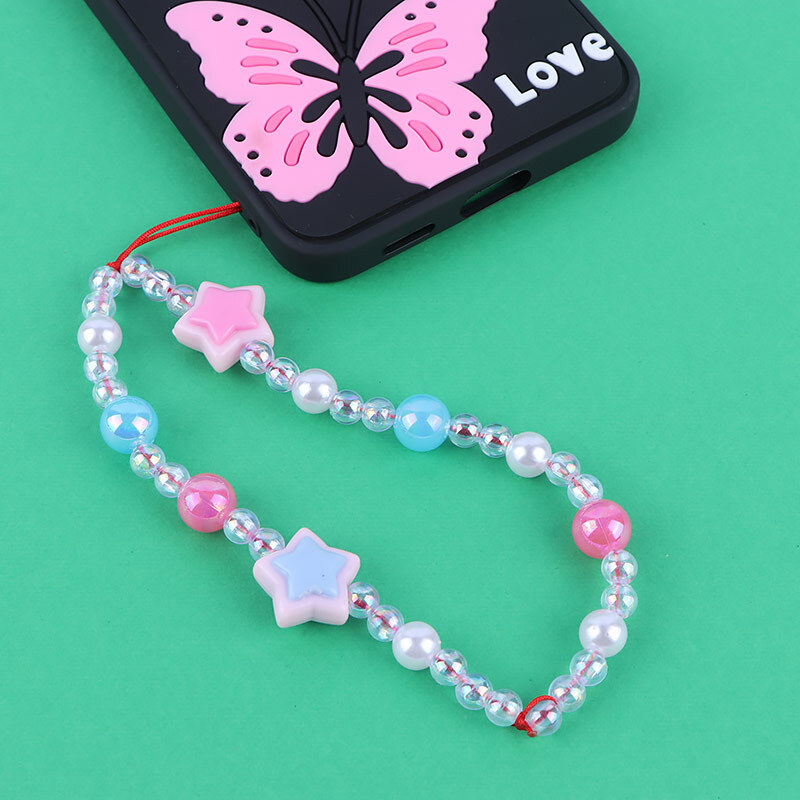 آویز فلش و موبایل کریستالی ستاره رنگی