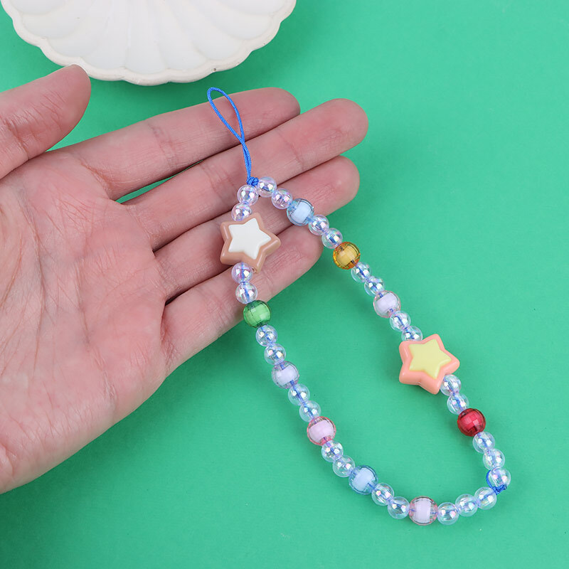 آویز فلش و موبایل کریستالی ستاره رنگی