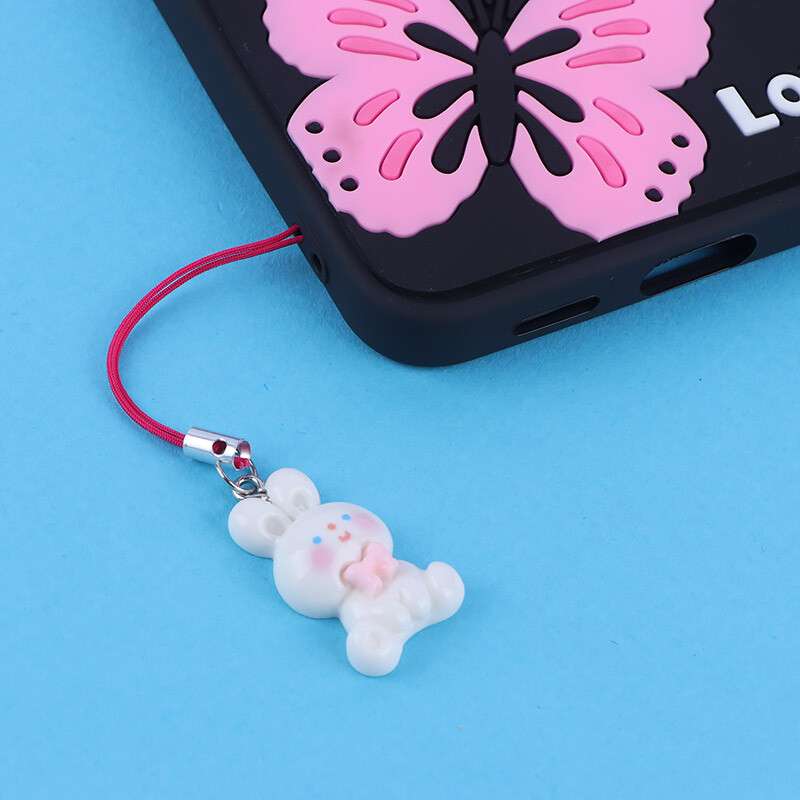 آویز فلش و موبایل خرگوش پاپیونی