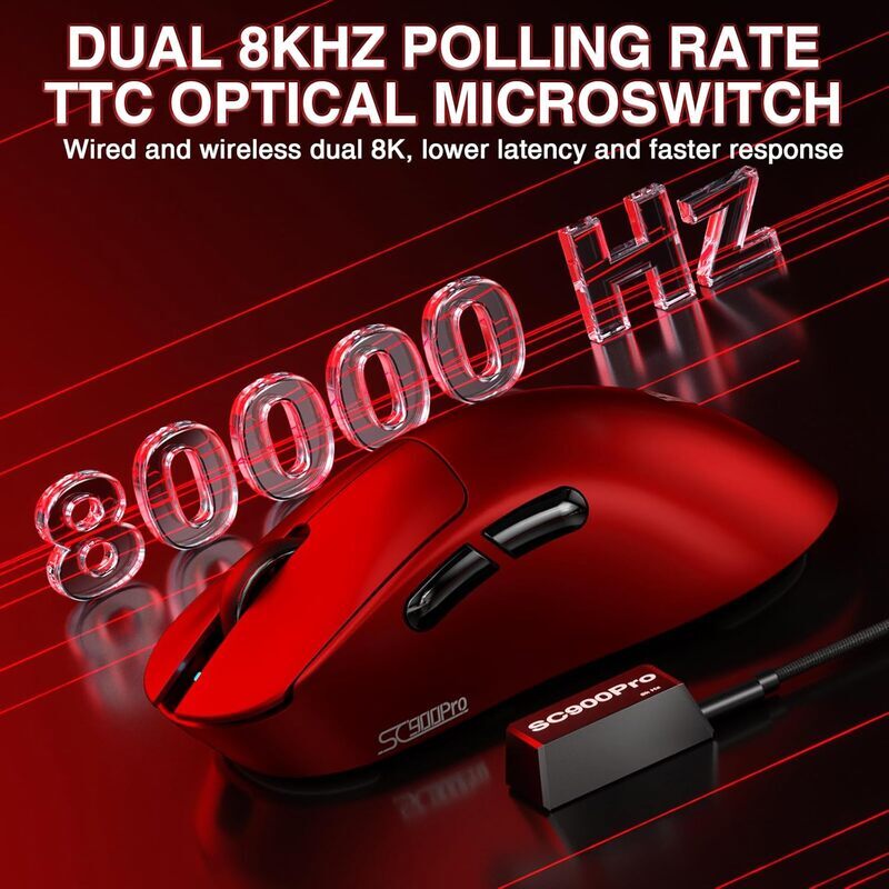 موس بی سیم گیمینگ آئولا SC900 Pro