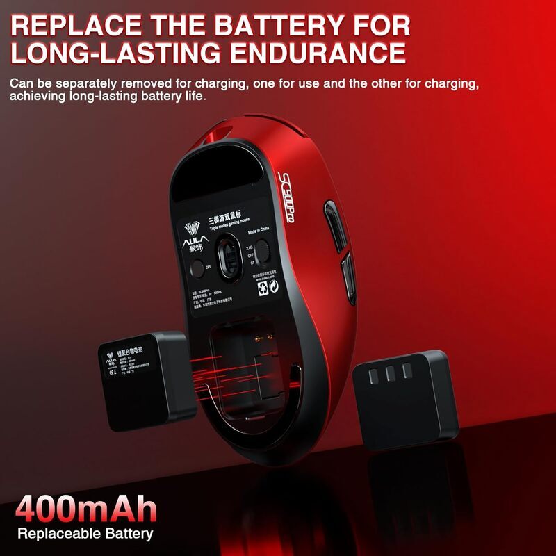 موس بی سیم گیمینگ آئولا SC900 Pro