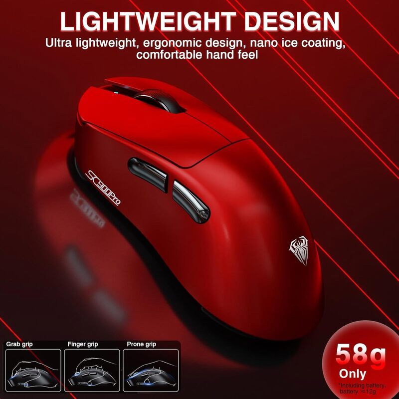 موس بی سیم گیمینگ آئولا SC900 Pro